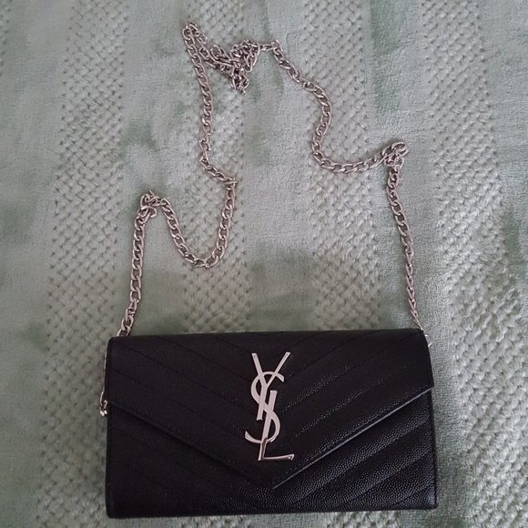 Saint Laurent Wallet with Chain NWOT - Picture 10 of 13